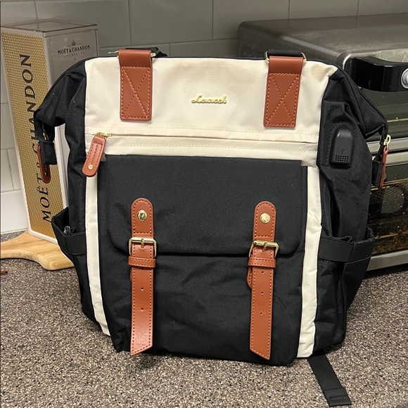 Lovevook Bags Leaper Black And Cream Womens Backpack Poshmark lovevook-bags-leaper-black-and-cream-womens-backpack-poshmark